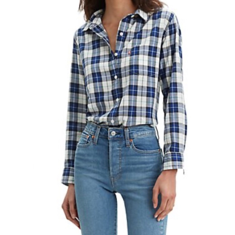 💙NWT Levi’s Boyfriend Button Back Shirt